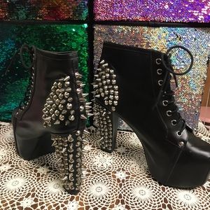 Jeffrey Campbell Spiked Lita Boot size 10m